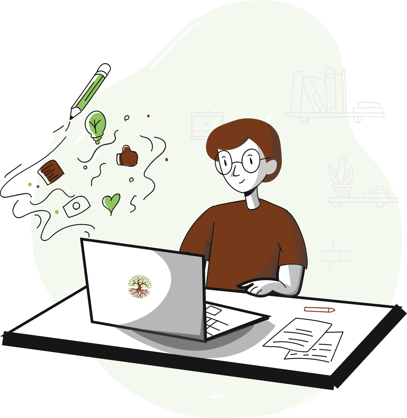 IT Learning Illustration